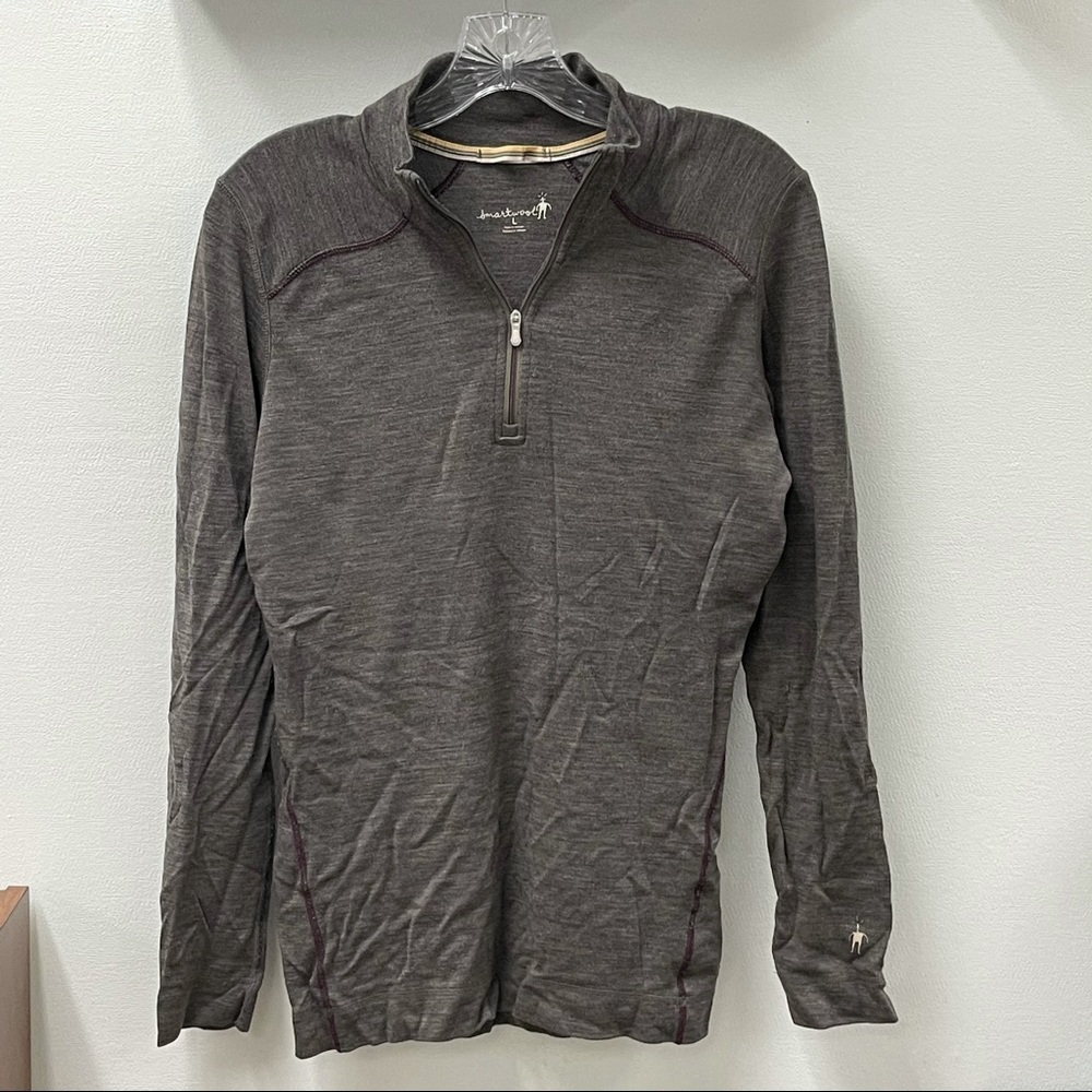 Smart wool 1/2 zip pullover size Large